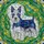Scottish Terrier Lovers' Tiffany Stained Glass Mosaic Iridescent White Blue Purple Emerald Green Yellow Pattern Stained Glass Suncatcher - 5