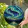 Stargazers' Jewel Tone Tiffany Glass Aurora Borealis Night Sky, Guiding Star Mosaic Stained Glass Suncatcher - 2