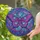 Cosmic Art Lovers' Tiffany Stained Glass Moth Ocelli Fuchsia Violet Blue Floral Mosaic Design Stained Glass Suncatcher - 2