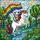 Fantasy Animal Lovers' Stained Glass Tiffany Style Opossum Unicorn Rainbow Banner Landscape Mosaic Stained Glass Suncatcher - 5