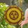 Statement Style Aficionados' Intricate Yellow Amber Brown Tiffany Glass Trefoil Sunflower Mosaic Art Stained Glass Suncatcher - 2