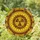 Statement Style Aficionados' Intricate Yellow Amber Brown Tiffany Glass Trefoil Sunflower Mosaic Art Stained Glass Suncatcher - 1