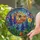 Art Enthusiasts' Tiffany Style Stained Glass Dragonfly Lupine Garden Jewel Tone Mosaic Stained Glass Suncatcher - S4_OOdB_Oo