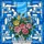 Art Lovers' Vibrant Pink Yellow Orange Blue Stained Glass Floral Geometric Mosaic Stained Glass Suncatcher - 5