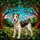 Wire Fox Terrier Lovers' Cheerful Tiffany Stained Glass Dog Amber Green Pink Mosaic Stained Glass Suncatcher - 5