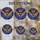 Art & Nature Lovers' Intricate Stained Glass Bat Mosaic Amber Orange Blue Purple Night Sky Stained Glass Suncatcher - 4