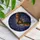 Art & Nature Lovers' Intricate Stained Glass Bat Mosaic Amber Orange Blue Purple Night Sky Stained Glass Suncatcher - 3