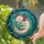 Aquatic Art Lovers' Majestic Axolotl Tiffany Stained Glass Jewel Tone Mosaic Design Stained Glass Suncatcher - 2
