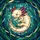 Aquatic Art Lovers' Majestic Axolotl Tiffany Stained Glass Jewel Tone Mosaic Design Stained Glass Suncatcher - 5