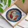 Holiday Art Enthusiasts Tiffany Stained Glass Santa Moon Ruby Red Amber Jewel Tones Mosaic Night Sky Stained Glass Suncatcher - 2xyOl7UDpb