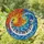 Music & Ocean Lovers' High Contrast Tiffany Sun Waves Piano Keys Mosaic Art Stained Glass Suncatcher - 1