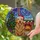 Pet Parents' Vibrant Golden Retriever Christmas Stained Glass Jewel Tone Winter Scene Stained Glass Suncatcher - SYZBxiWFEM