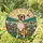 Boxer Dog Lovers' Tiffany Stained Glass Fawn Boxer Wildflower Jewel Tone Mosaic Stained Glass Suncatcher - venAE5u2KT