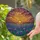 Nature Lovers' Tiffany Stained Glass Sunset, Purple Lupine & Orange Sky Mosaic Stained Glass Suncatcher - 2