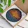Nature Lovers' Tiffany Stained Glass Sunset, Purple Lupine & Orange Sky Mosaic Stained Glass Suncatcher - 3