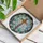 Faithful Art Lovers' Vibrant Stained Glass Christian Cross Dogwood Vine Amber Blue Pink Green Jewel Tone Mosaic Stained Glass Suncatcher - 3