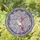 Women's Glowing Pink Purple Golden Hummingbird Stained Glass Garden Art Stained Glass Suncatcher - 1