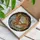 Nature Enthusiasts' Majestic Owl Stained Glass Art, Vibrant Jewel Tone Orange Yellow Brown Red Intricate Forest Mosaic Stained Glass Suncatcher - 2