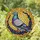Art Enthusiasts' Intricate Stained Glass Rock Dove Pigeon Mosaic with Iridescent Jewel Tones Stained Glass Suncatcher - 1