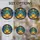 Halloween Enthusiasts' Glowing Tiffany Style Jack-o'-lanterns Ornate Autumn Teal Blue Stained Glass Mosaic Stained Glass Suncatcher - 4