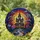 Gothic Art Enthusiasts' Vibrant Tiffany Stained Glass Haunted Mansion Full Moon Twilight Scene with Jack-o'-Lanterns Stained Glass Suncatcher - gQ4kURmZBJ