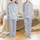 Women's Cozy Welsoft Fleece Jumpsuit: Lavender Scattered Polka Dot, Hooded, Butt Flap Satin Pajamas Set - 1