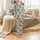 Women's Vintage Botanical Tiger & Blush Pink Tropical Floral Polyester Sleepwear Satin Pajamas Set - 2