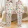Delightful Doggy Dreams: Whimsical Dressed Dog Print Long Sleeve Sleep & Lounge Set Satin Pajamas Set - 1