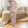 Teenagers' Quirky Leopard Fashion Print: Vibrant Cartoon Accessory Pattern Short-Sleeve & Shorts Pajama Set Satin Pajamas Set - 2