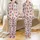 Teenagers' Quirky Leopard Fashion Print: Vibrant Cartoon Accessory Pattern Short-Sleeve & Shorts Pajama Set Satin Pajamas Set - 1