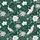 Women's Luxury Emerald Green Gold Peony Crane Blossom Sleep Set Satin Pajamas Set - 4