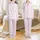 Women's Sweet Pink Bow Diamond Lattice Print Collared Short Sleeve Top & Elastic Shorts Satin Pajamas Set - 1