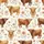 Farmhouse Highland Cow Pajamas: Fluffy Watercolor Floral Farm Animal Sleep Set Satin Pajamas Set - 4