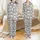 Women's Personalised Hooded Playful Polar Bear & Pink Hat Scarf Print Fleece Comfort Wrap Satin Pajamas Set - 1