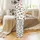 Women's Matching Dachshund Pajamas: Whimsical Sweater Dog Pattern Sleep Set Satin Pajamas Set - 3