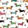 Women's Matching Dachshund Pajamas: Whimsical Sweater Dog Pattern Sleep Set Satin Pajamas Set - 4