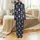 Cozy Winter Pajamas: Hand-Drawn Highland Cow & Festive Friends - Holiday Sleepwear Satin Pajamas Set - 3