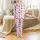 Pink Rodeo Cowgirl Pajama Set: Whimsical Pink Boots, Hats & Stars Pattern Satin Pajamas Set - 2