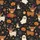 Family Halloween Pajama Set: Cute Highland Cow Ghost Witch Vampire Mummy Dog Candy Corn Design Satin Pajamas Set - 4