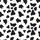 Women's Funny Bohemian Cowhide Pajamas: Button-Down Sleep Set with Stylized Black Shapes Satin Pajamas Set - 4