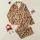 Cowgirl Western Brown Brindle Cow Print Jersey Knit Pajama Pants Satin Pajamas Set - 1