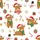 Christmas Highland Cow Pajamas: Whimsical Santa Hat & Snowman Pattern Sleep Set Satin Pajamas Set - 4