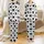 Western Cow Print Pajama Pants: Stylized Black Cow Head & Spot Pattern - Soft Polyester Sleepwear Satin Pajamas Set - 1