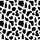 Men's Black White Cow Spot Farm Motif Satin Sleep Bottoms with Pockets Satin Pajamas Set - 4