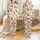 Highland Cow Pajamas: Whimsical Fluffy Calf, Santa Hat Satin Pajamas Set - 1