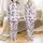 Nail Tech Lover's Satin PJs: Vibrant Purple Nail Art & Polish Bottles Pattern - Silky Short-Sleeve Set Satin Pajamas Set - 1