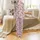 Dentist Women's Satin Pajamas: Cute Cartoon Tooth & Tool Pattern Sleepwear Set Satin Pajamas Set - 2
