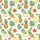Women's Low-Top Canvas Sneakers: Hand-Drawn Illustrative Pineapple & Tropical Leaf Pattern Satin Pajamas Set - 4