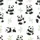 Panda Lover's Sleep Set: Cute Cartoon Panda & Bamboo Pattern - Cozy Loungewear Satin Pajamas Set - 4