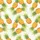 Pineapple Lover's Sleepwear: Seamless Watercolor Tropical Print Pajama Set Satin Pajamas Set - 4
